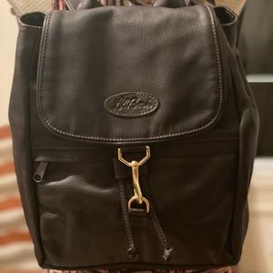 L.L.Bean leather backpack